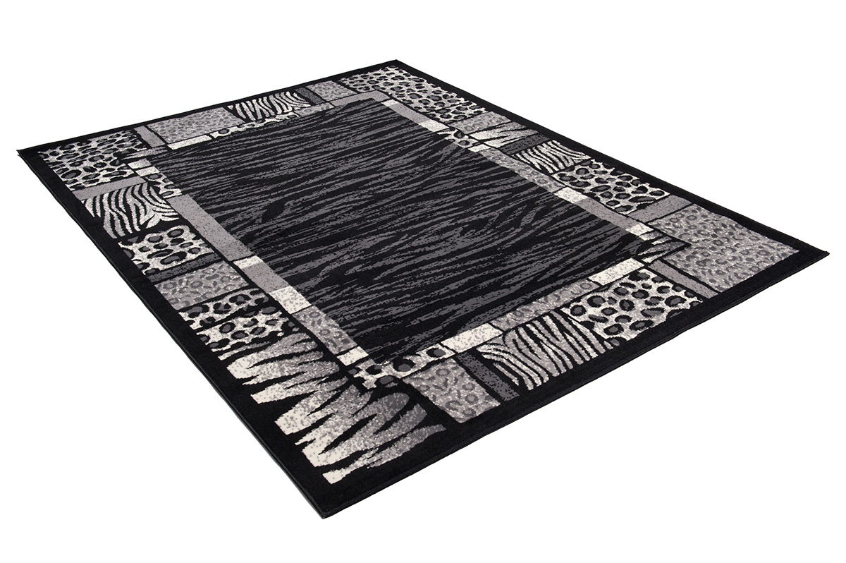 Teppich Dream Modern Schwarz Grau Tiermotiv