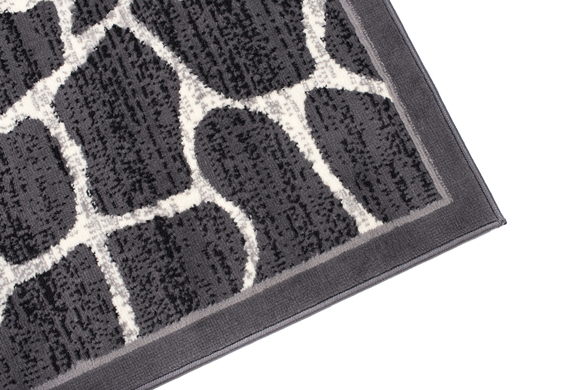 Teppich Dream Dunkelgrau Tiermotiv Rahmen