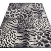 Teppich Dream Grau Schwarz Tiermotiv Quadrate