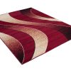 Teppich Dream Modern Rot Beige Wellen