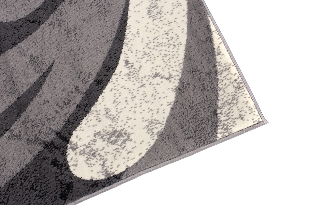 Teppich Dream Abstrakt Grau Dünne Wellen