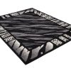 Teppich Dream Modern Grau Schwarz Tigermotiv