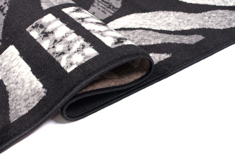 Teppich Dream Modern Grau Schwarz Tigermotiv