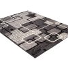 Teppich Dream Grau Schwarz Geometrisch Rechtecke
