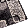 Teppich Dream Grau Schwarz Geometrisch Rechtecke