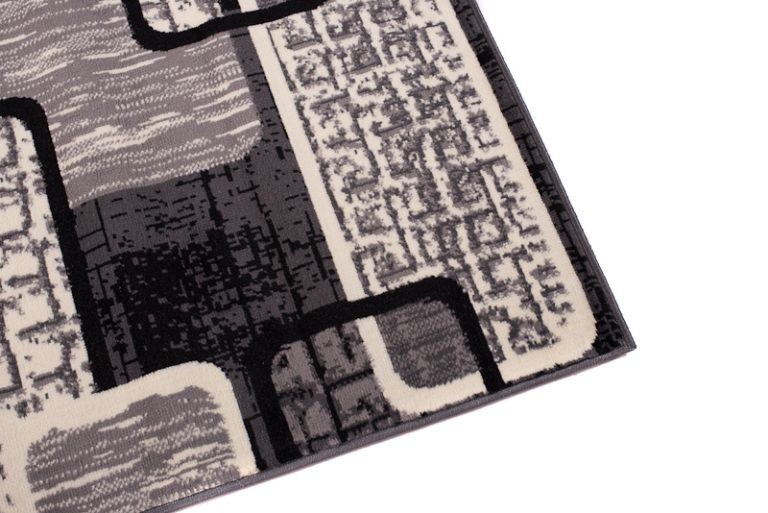 Teppich Dream Grau Schwarz Geometrisch Rechtecke