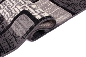 Teppich Dream Grau Schwarz Geometrisch Rechtecke