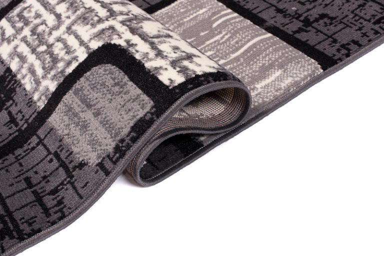 Teppich Dream Grau Schwarz Geometrisch Rechtecke