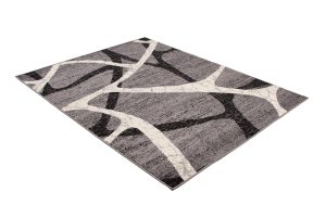 Teppich Dream Grau Schwarz Modern Spinnennetz