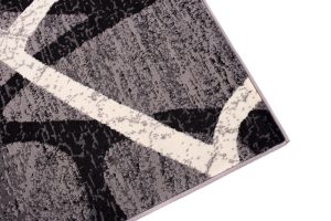 Teppich Dream Grau Schwarz Modern Spinnennetz