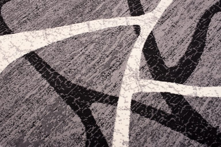 Teppich Dream Grau Schwarz Modern Spinnennetz