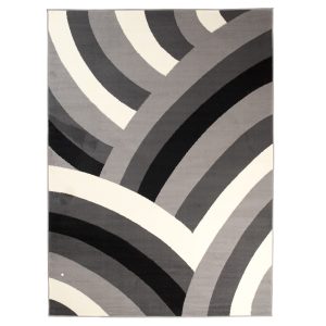 Teppich Dream Dunkelgrau Creme Geometrisch