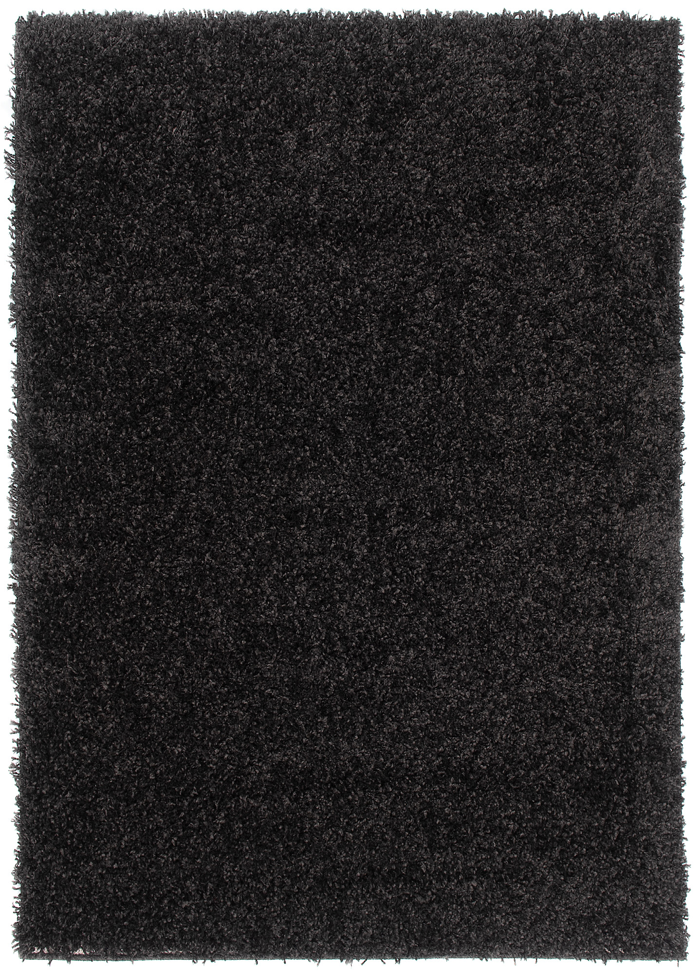 Teppich Essence Shaggy Einfarbig Anthrazit
