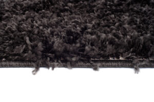 Teppich Essence Shaggy Einfarbig Anthrazit