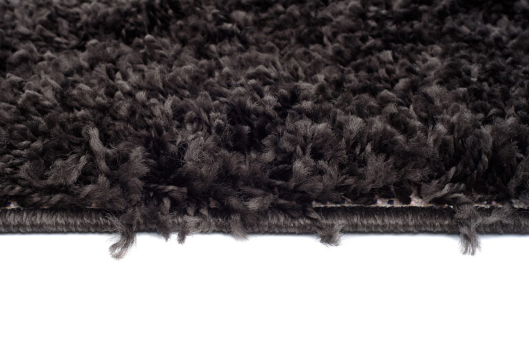 Teppich Essence Shaggy Einfarbig Anthrazit