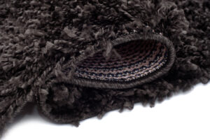 Teppich Essence Shaggy Einfarbig Anthrazit