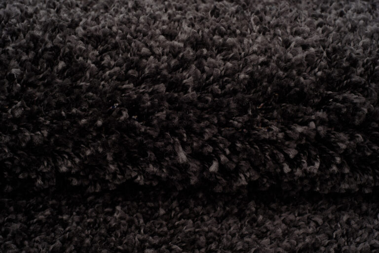 Teppich Essence Shaggy Einfarbig Anthrazit