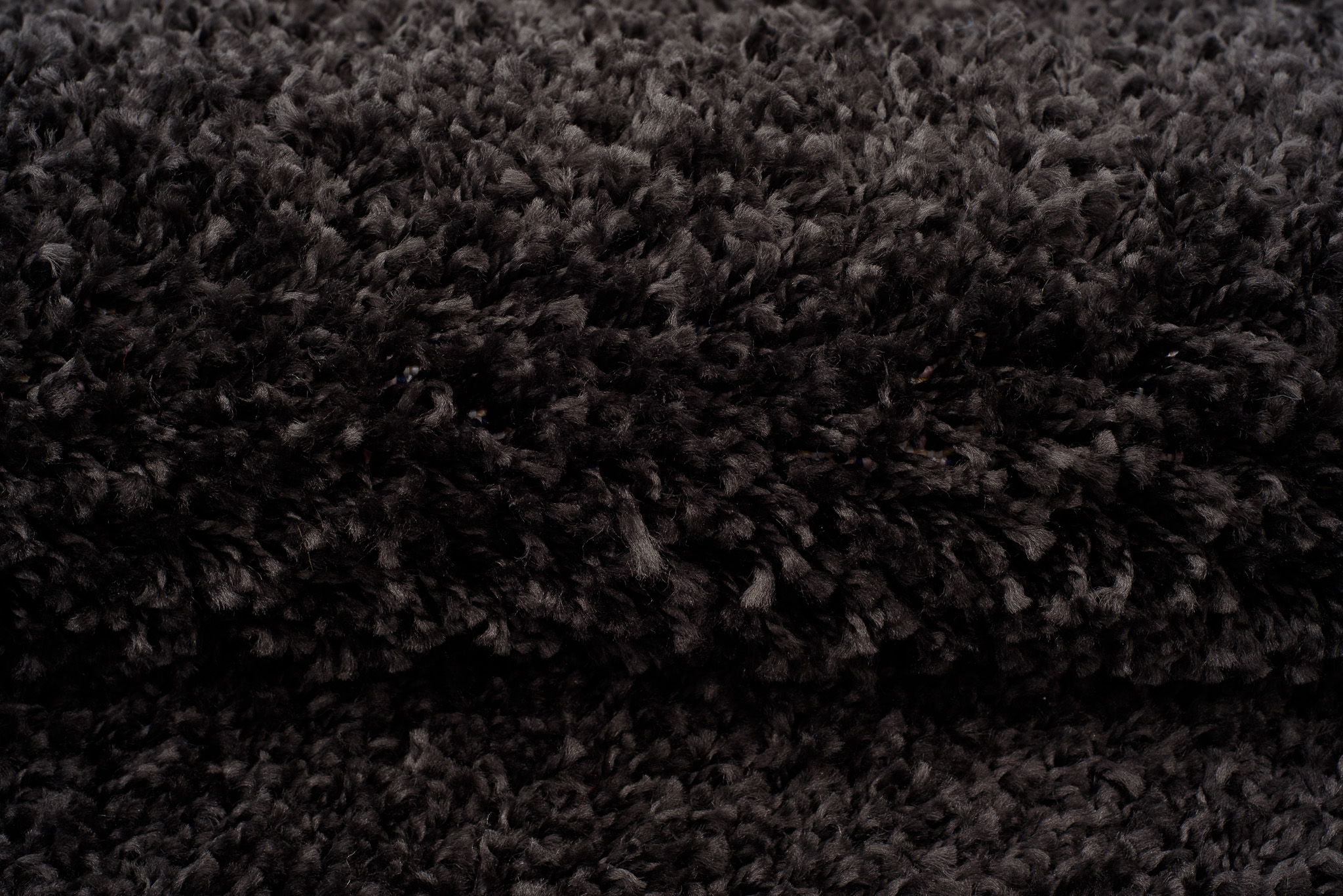 Teppich Essence Shaggy Einfarbig Anthrazit