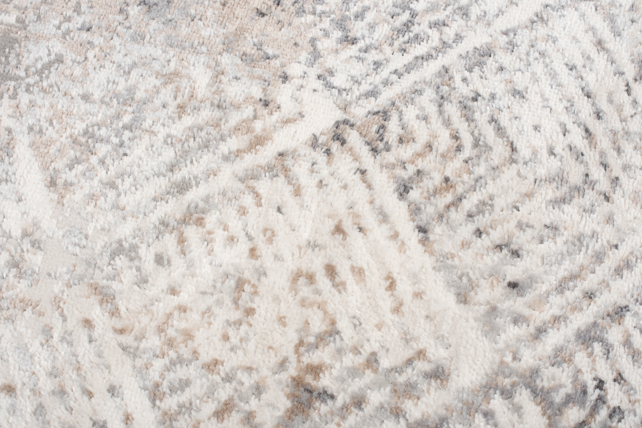 Teppich Valley Grau Beige Geometrisch Quadrat