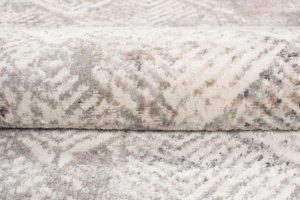 Teppich Valley Grau Beige Geometrisch Quadrat