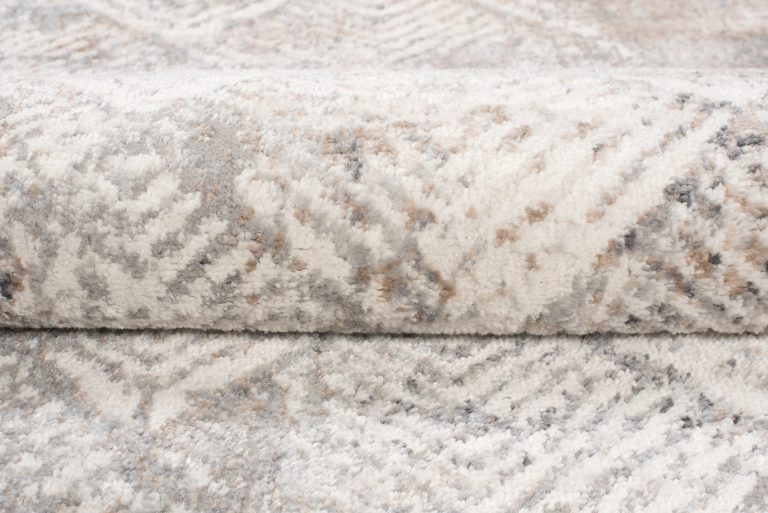 Teppich Valley Grau Beige Geometrisch Quadrat