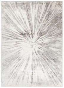 Teppich Valley Grau Beige Abstrakt Glass