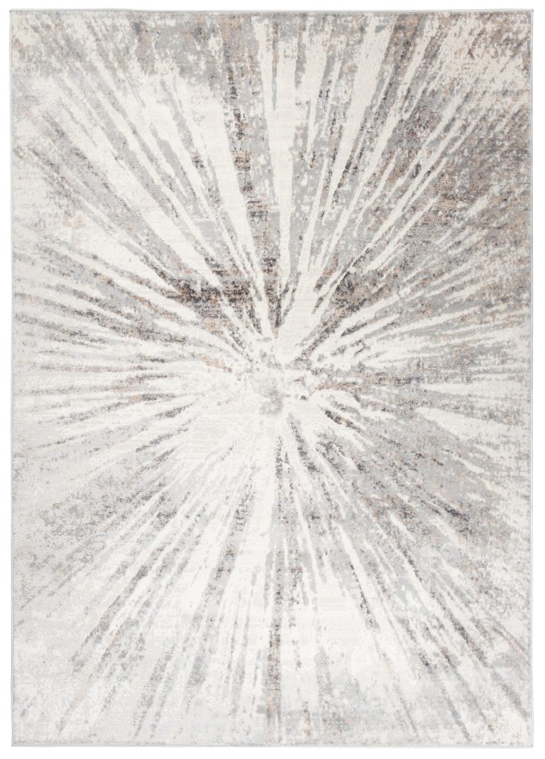 Teppich Valley Grau Beige Abstrakt Glass