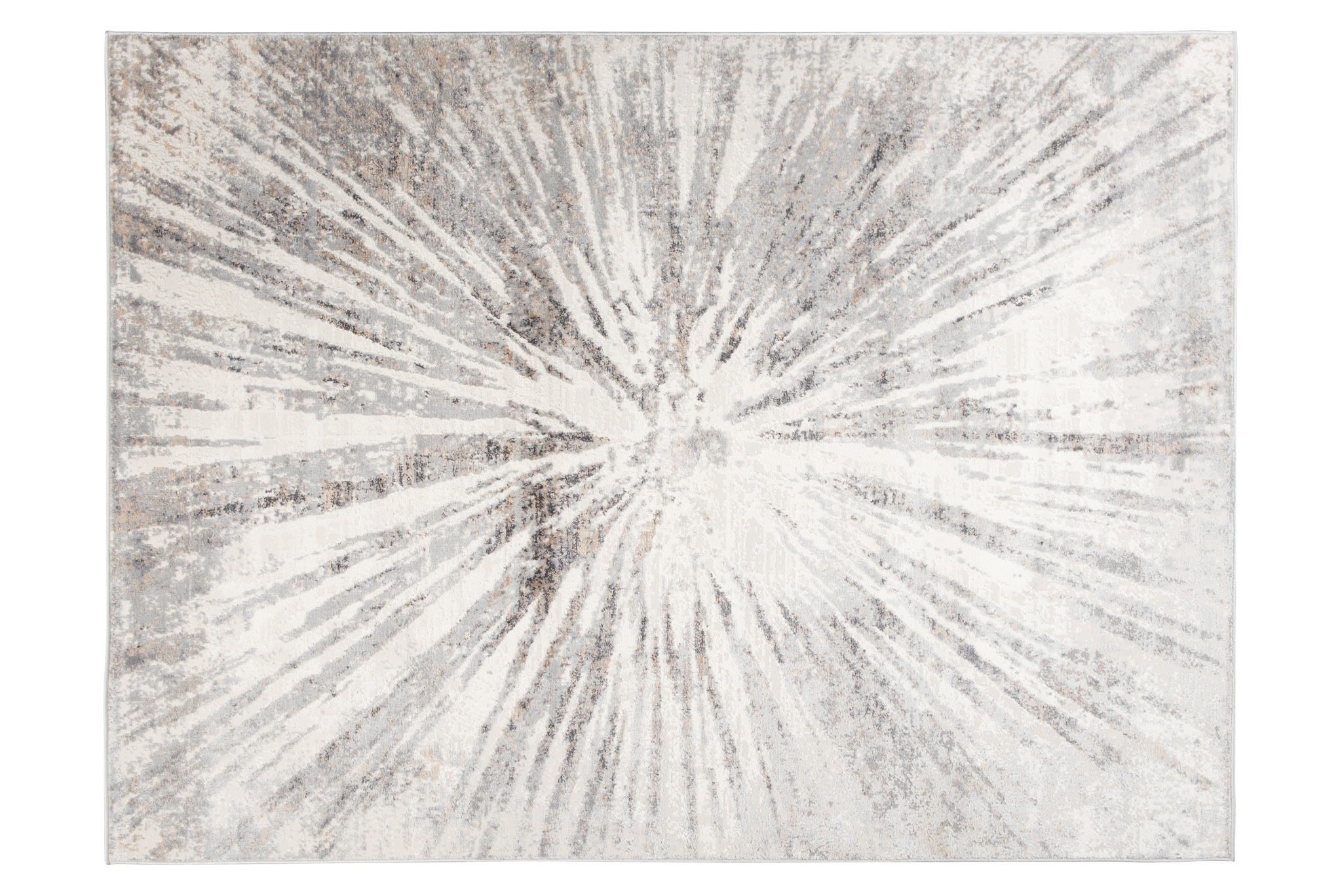 Teppich Valley Grau Beige Abstrakt Glass