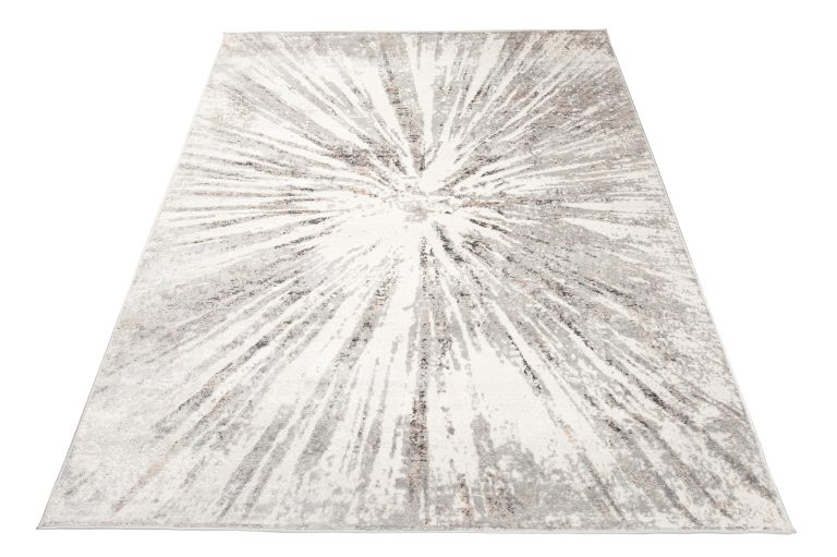 Teppich Valley Grau Beige Abstrakt Glass