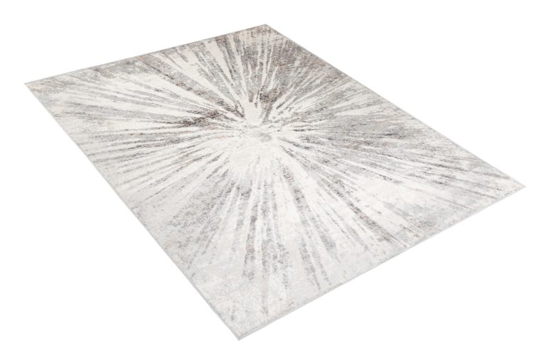 Teppich Valley Grau Beige Abstrakt Glass