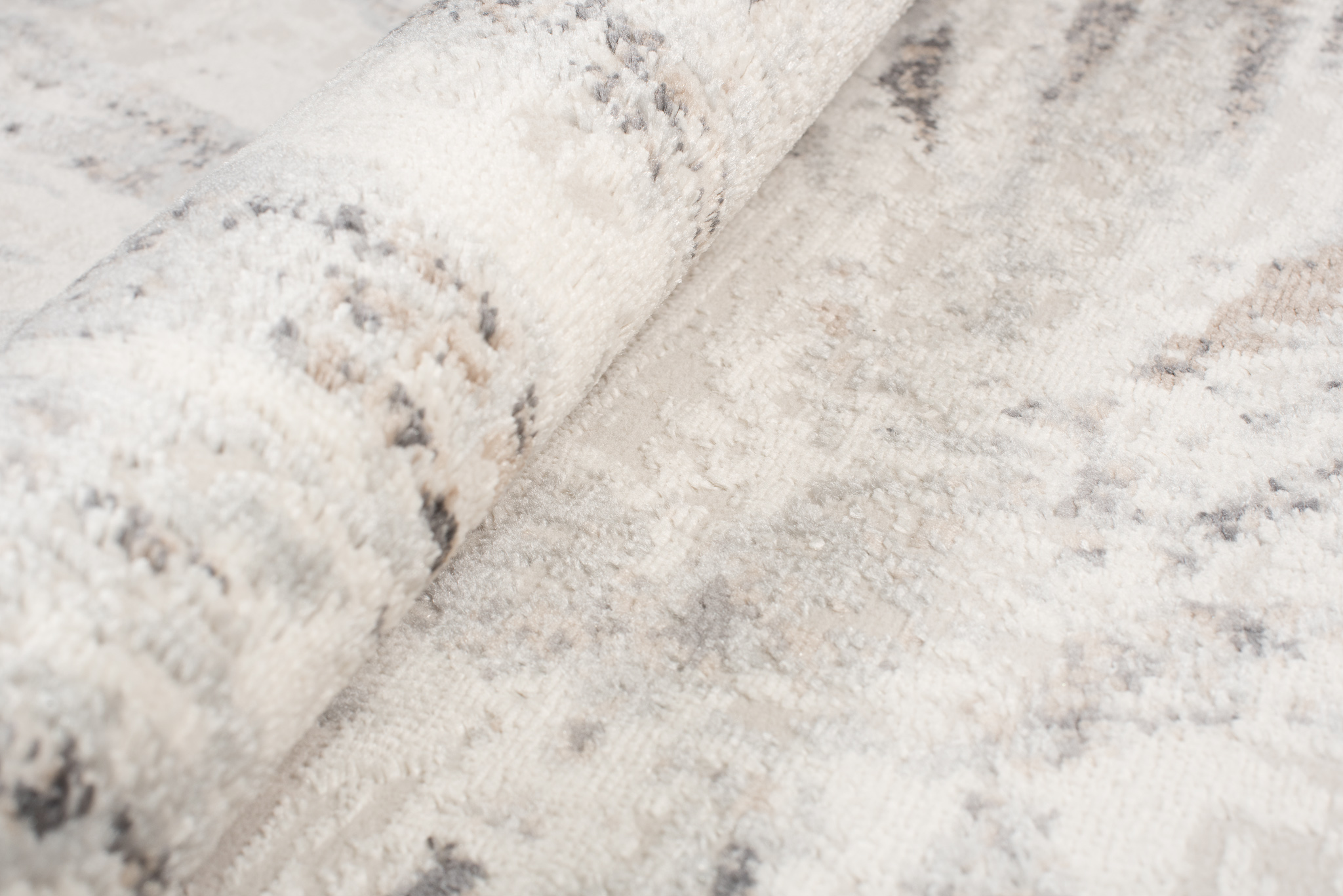 Teppich Valley Grau Beige Abstrakt Glass