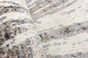 Teppich Valley Grau Beige Abstrakt Glass