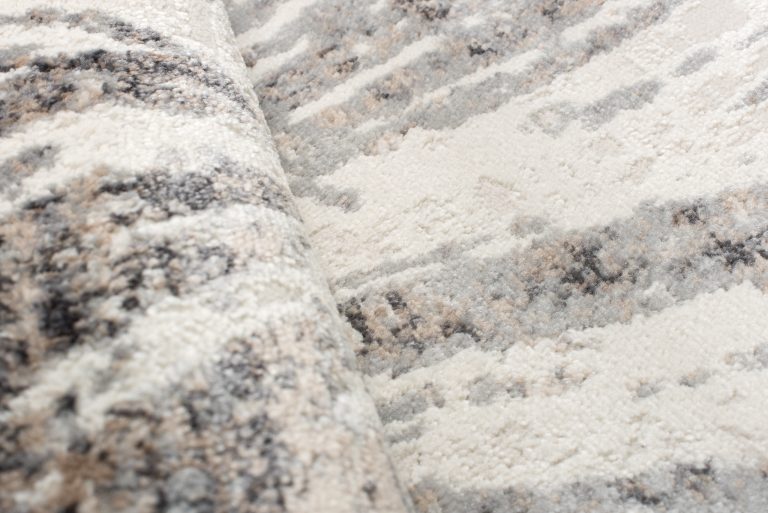 Teppich Valley Grau Beige Abstrakt Glass