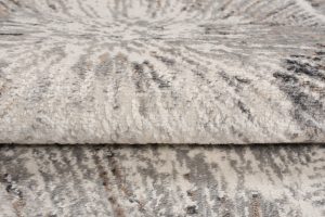 Teppich Valley Grau Fuchsrot Modern Linien