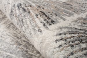 Teppich Valley Grau Fuchsrot Modern Linien