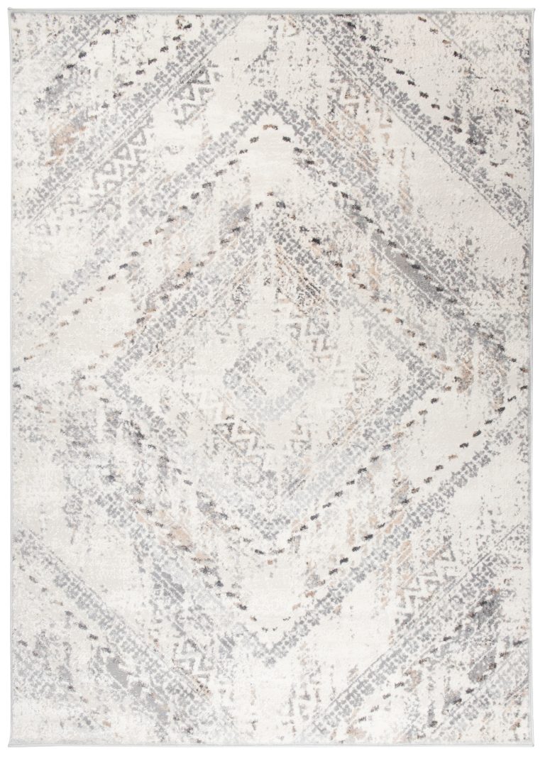 Teppich Valley Grau Vintage Ethno Diamant