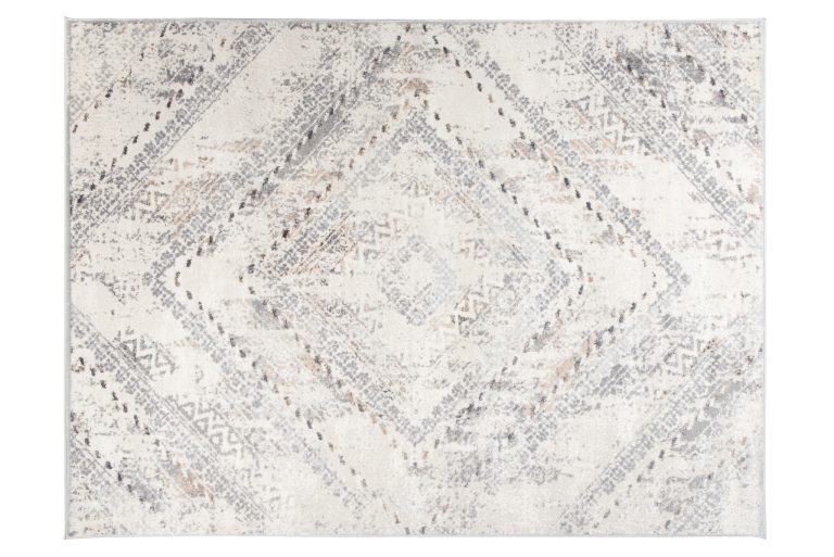 Teppich Valley Grau Vintage Ethno Diamant