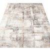 Teppich Valley Grau Fuchsrot Modern Verwischung