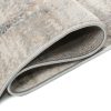 Teppich Valley Grau Fuchsrot Modern Verwischung