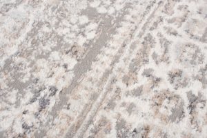 Teppich Valley Grau Mehrfarbig Vintage Blumen