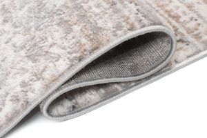 Teppich Valley Grau Mehrfarbig Vintage Blumen