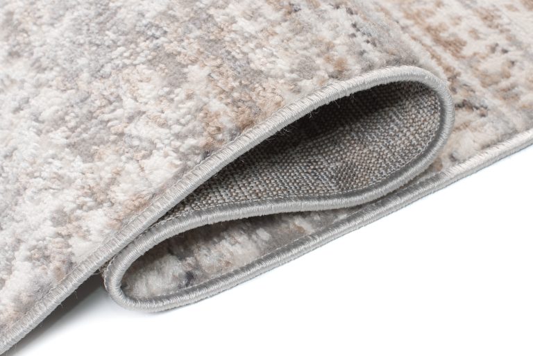 Teppich Valley Grau Mehrfarbig Vintage Blumen