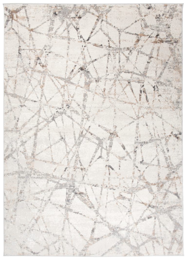 Teppich Valley Grau Abstrakt Linien
