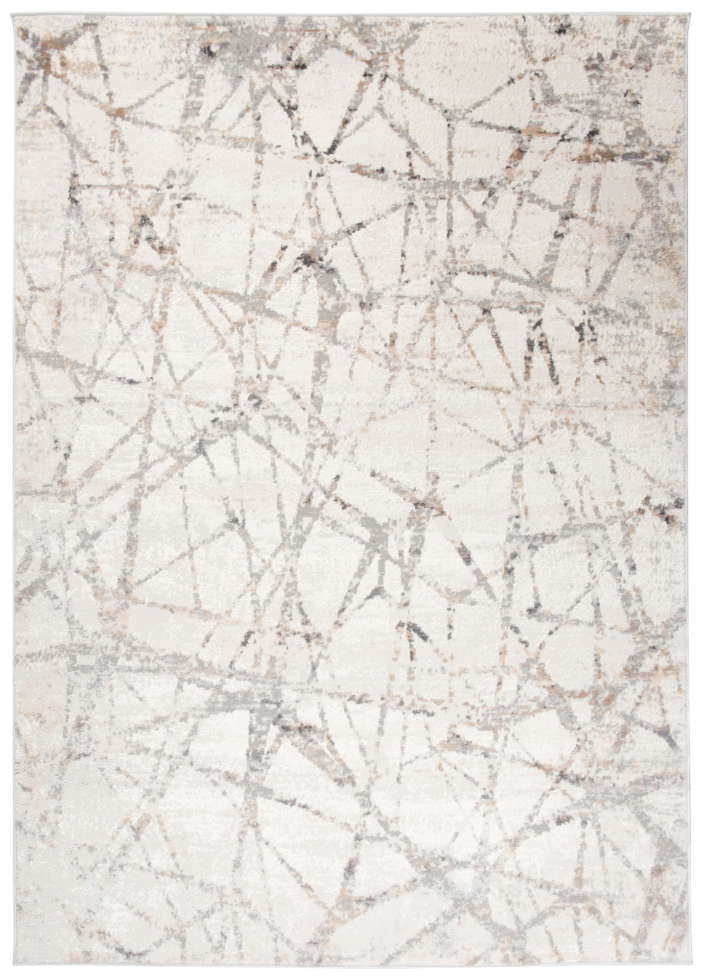 Teppich Valley Grau Abstrakt Linien