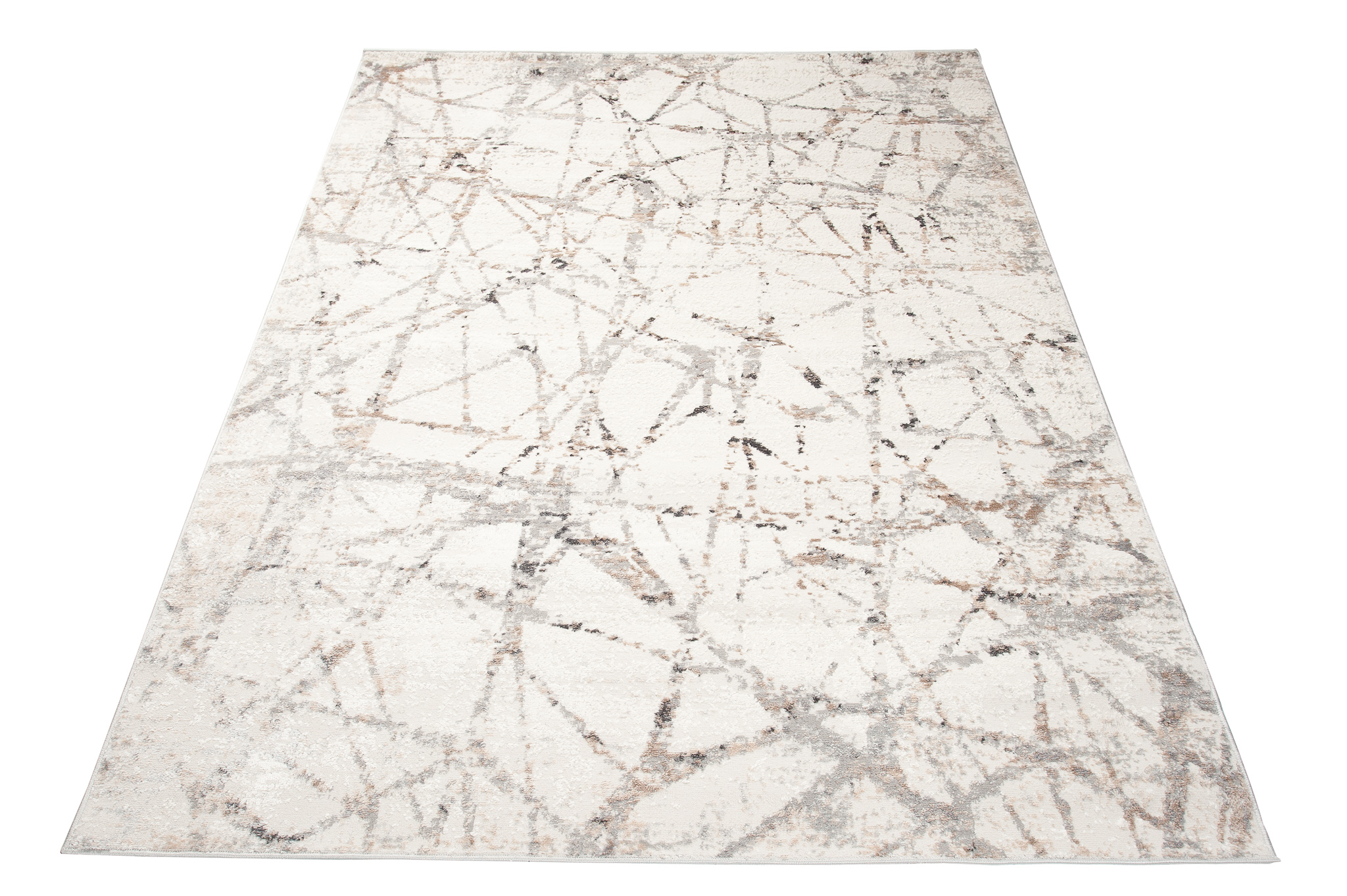 Teppich Valley Grau Abstrakt Linien