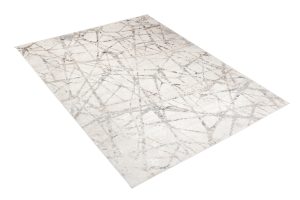 Teppich Valley Grau Abstrakt Linien