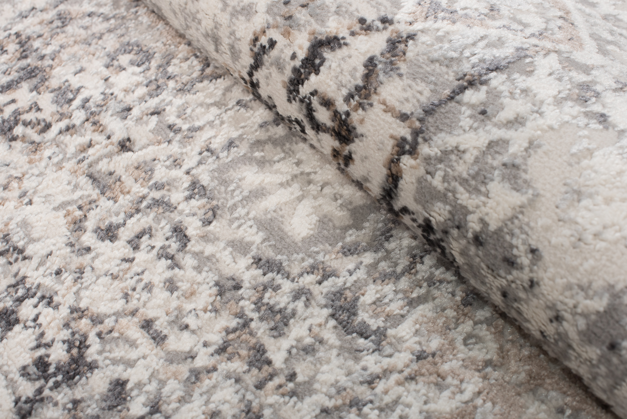 Teppich Valley Grau Beige Vintage Ornamente