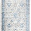 Teppich Valley Grau Blau Ornamente Vintage