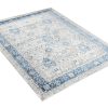 Teppich Valley Grau Blau Ornamente Vintage