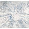 Teppich Valley Grau Blau Abstrakt Glass
